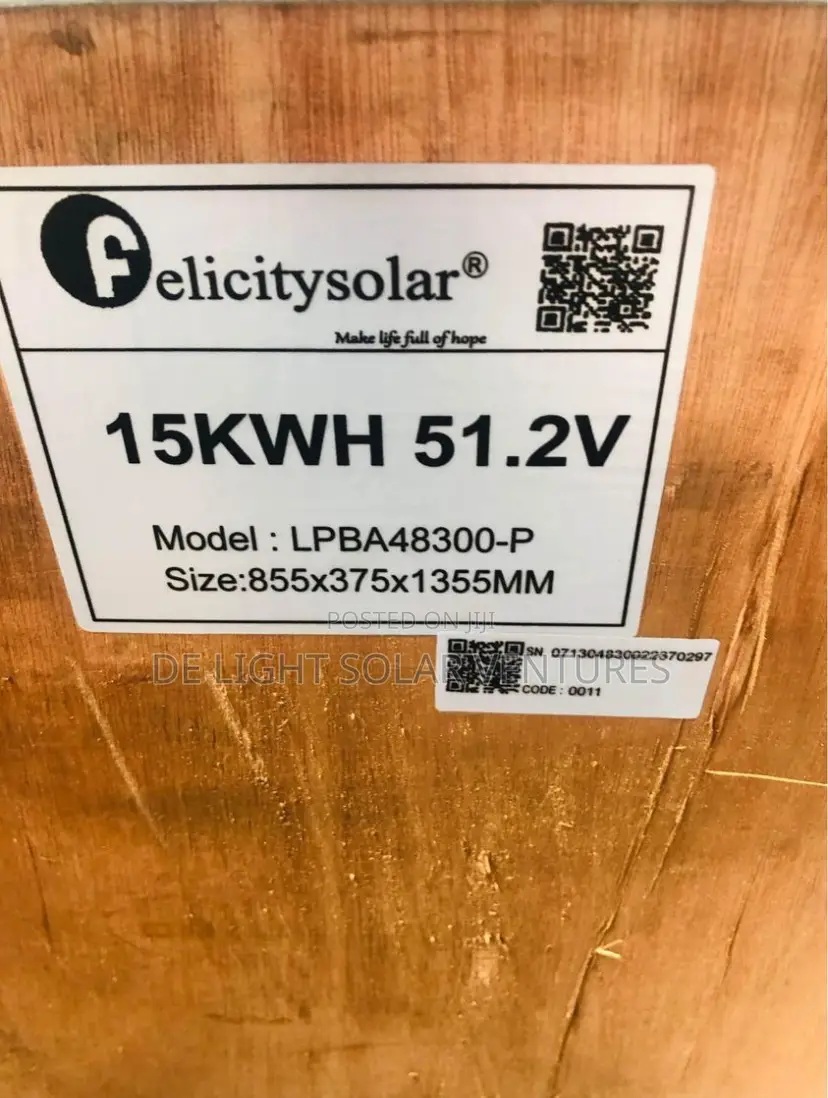 15kwh 51.2v Felicity Solar Lithium Ion Battery