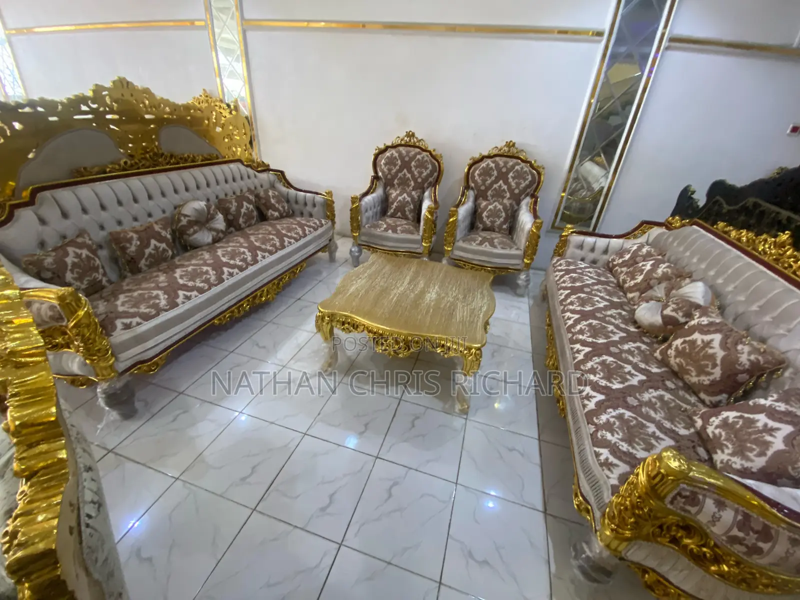 Luxury Royal Sofa Set Egyptian Turkey