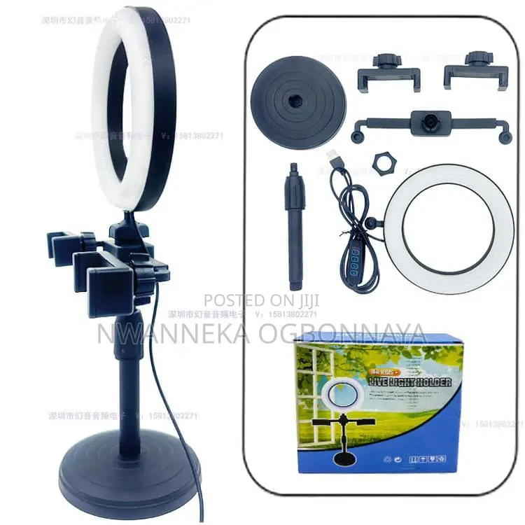 6 Inch Beauty Lamp Fill Light Dual Holder