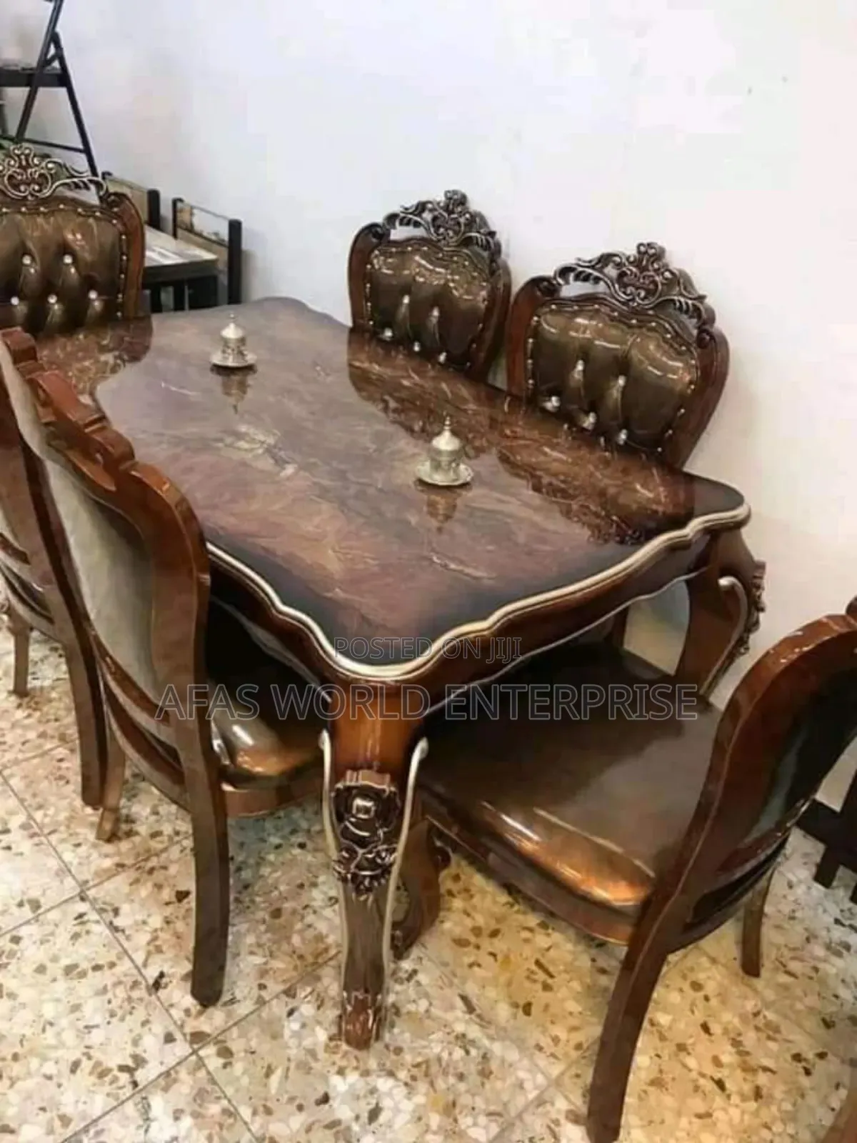 Royal Dinning Table With Six Chairs