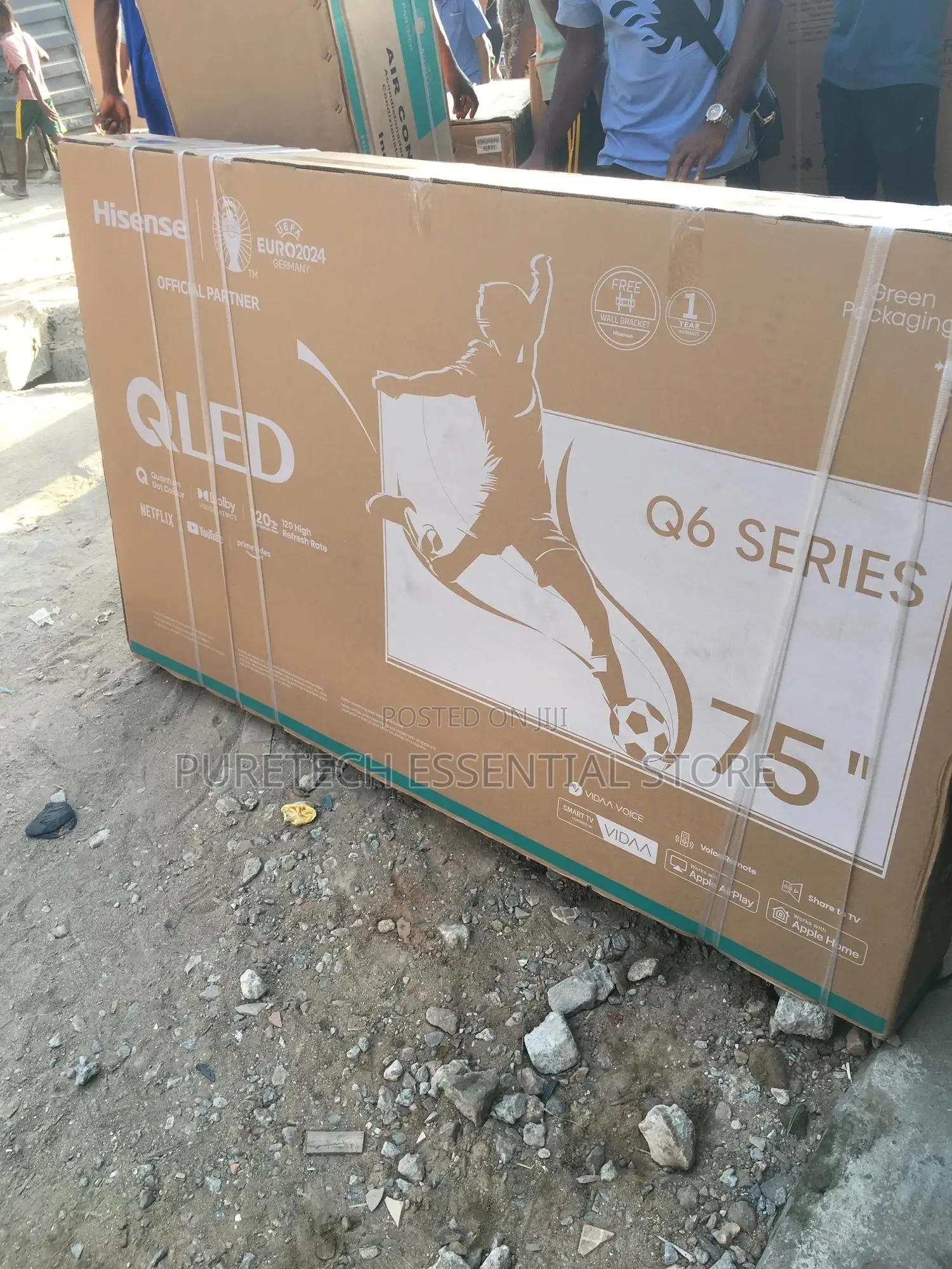 New Hisense 75 Inches Qled Smart Tv