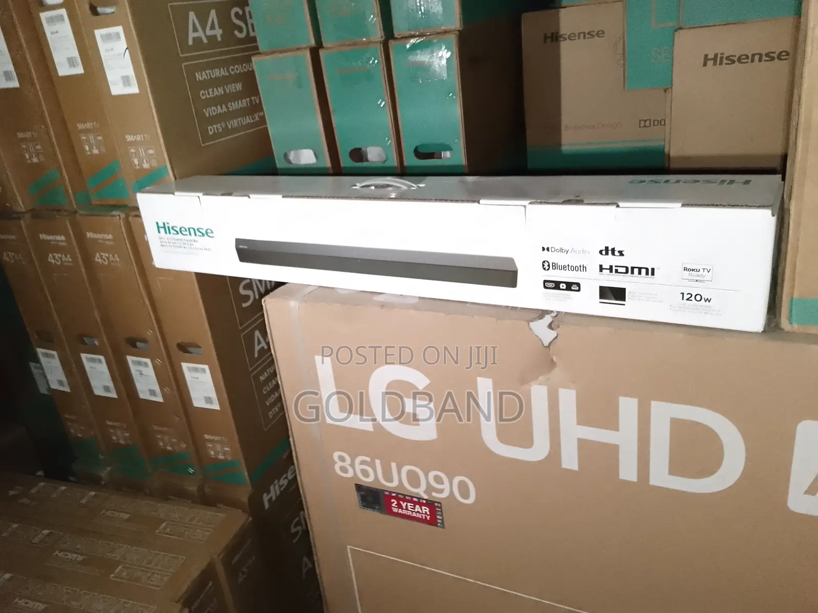 120W Hisense 2och Audio Pure Sound System