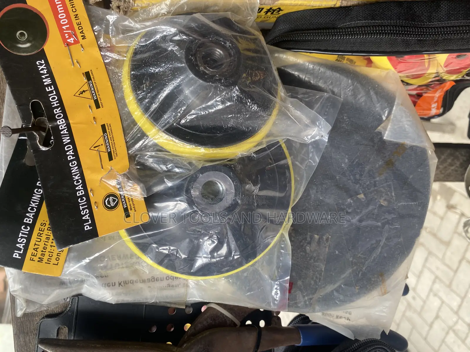 Plastic Backing Pad Arbor Hole 4/115mm 5/125mm 7/180mm