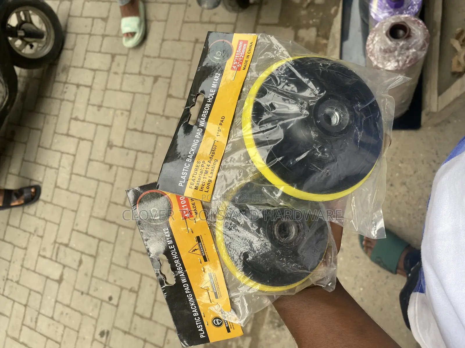 Plastic Backing Pad Arbor Hole 4/115mm 5/125mm 7/180mm