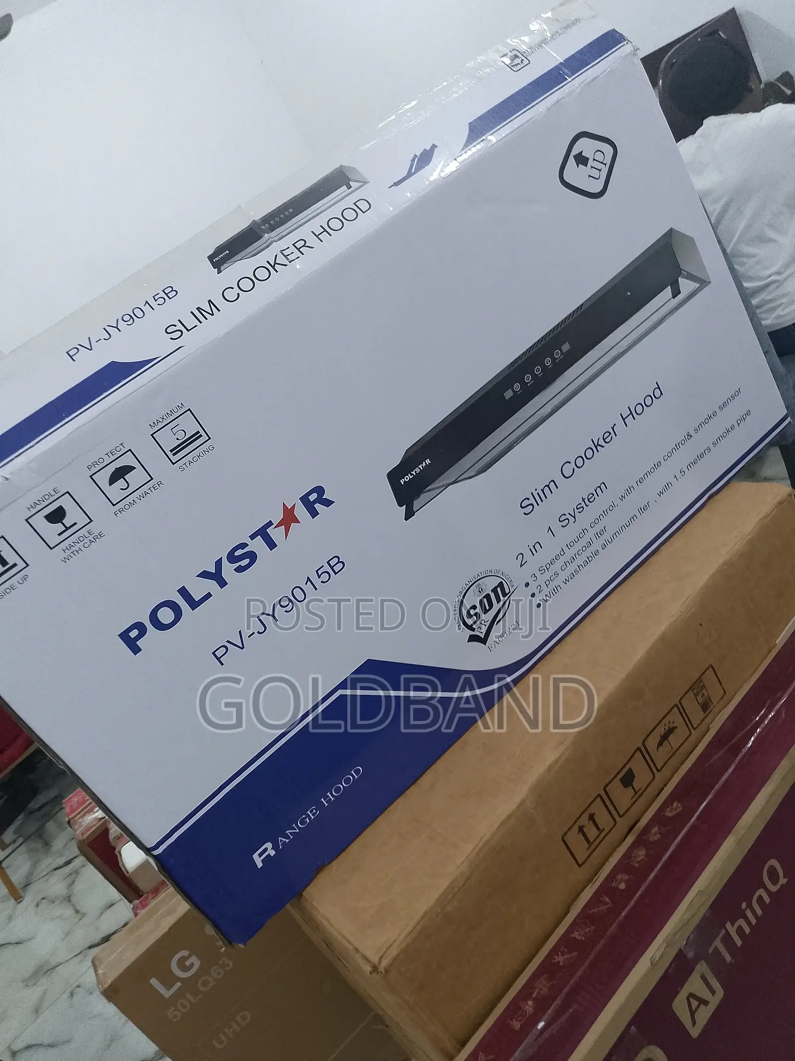 Polystar 2 in 1 System Digital Slim Cooker Hood (Pv-Jy9015b)