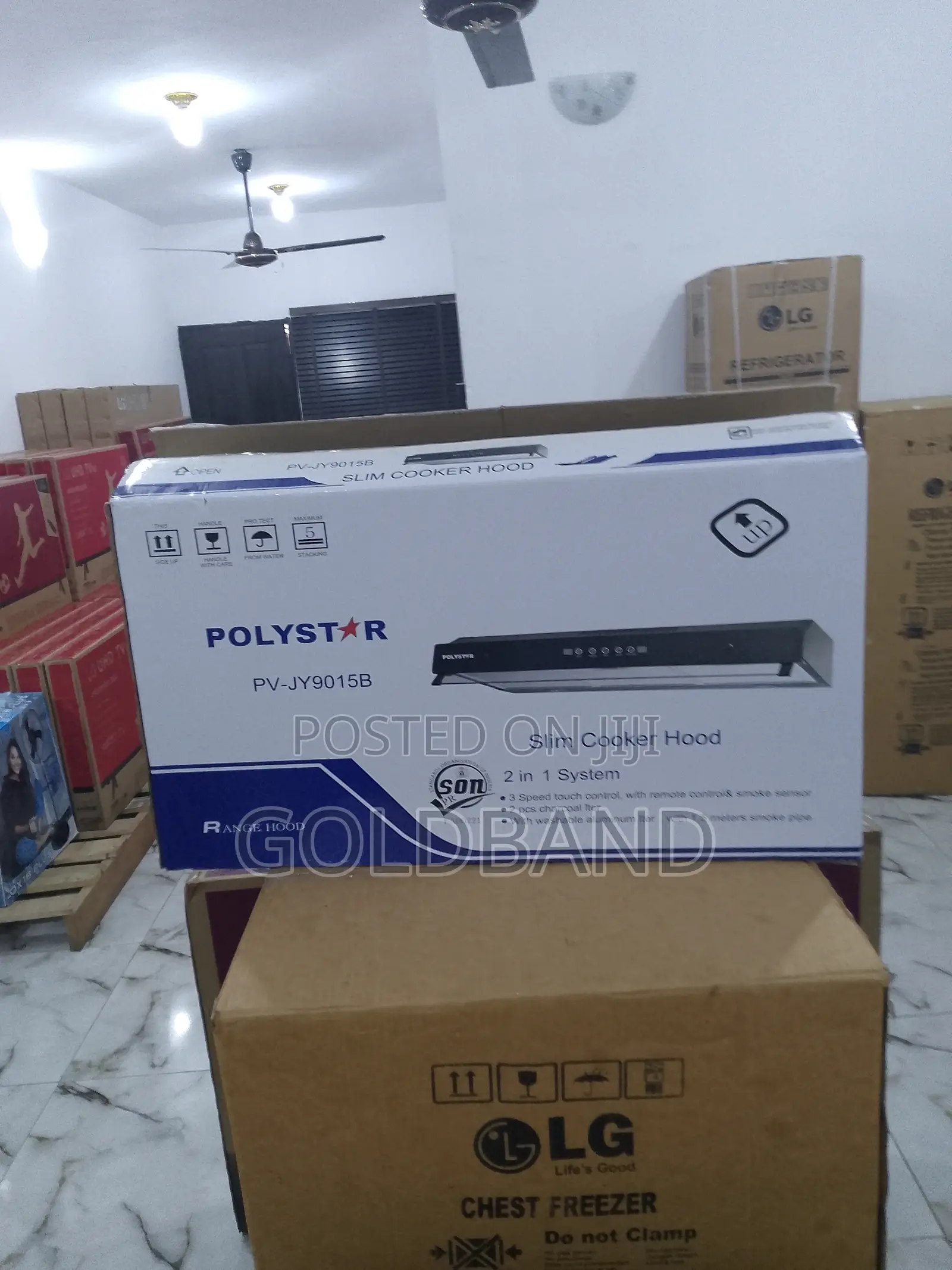 Polytsar 9ocm Digital Slim Cooker Hood "With Speed Control"