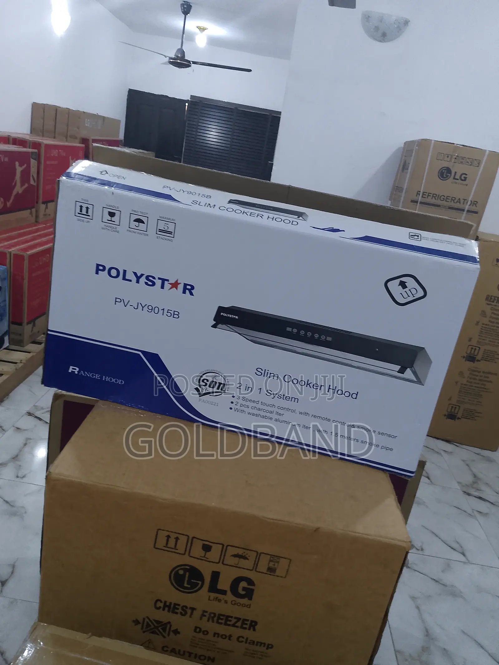 Hand Sensor Polytstar 9ocm Digital Slim Cooker Hood