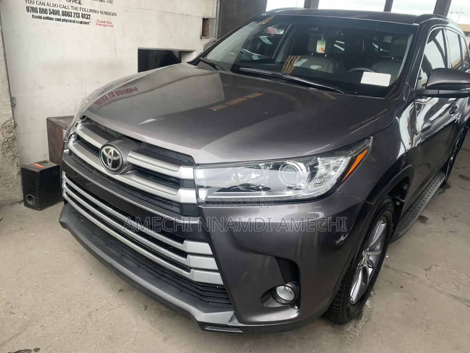 Toyota Highlander Limited 2019 Gray