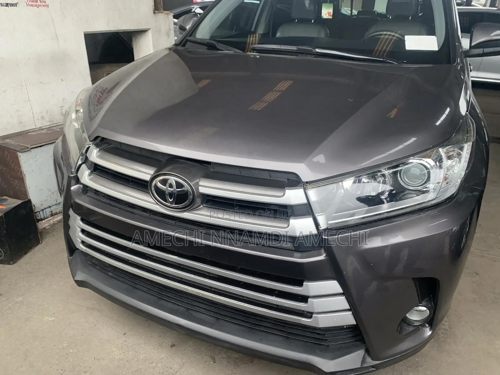 Toyota Highlander Limited 2019 Gray