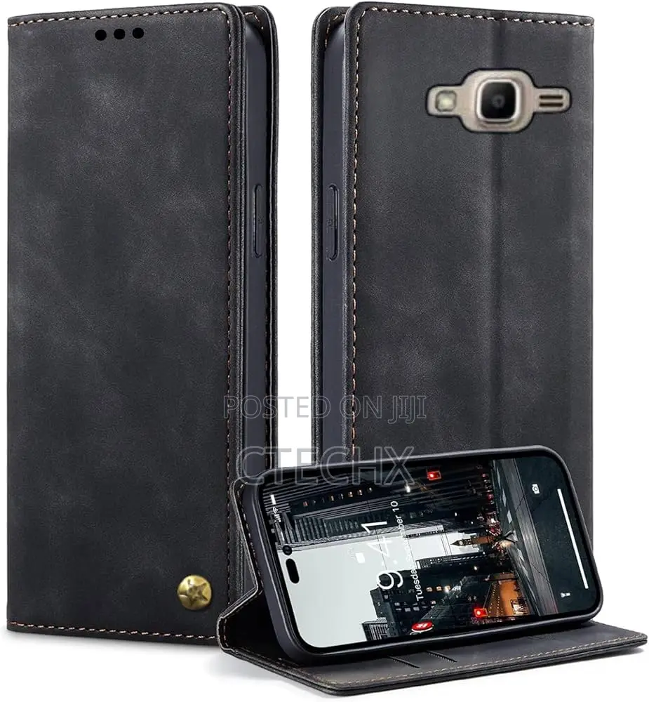 Samsung Galaxy J3 Leather Case Phone Cover