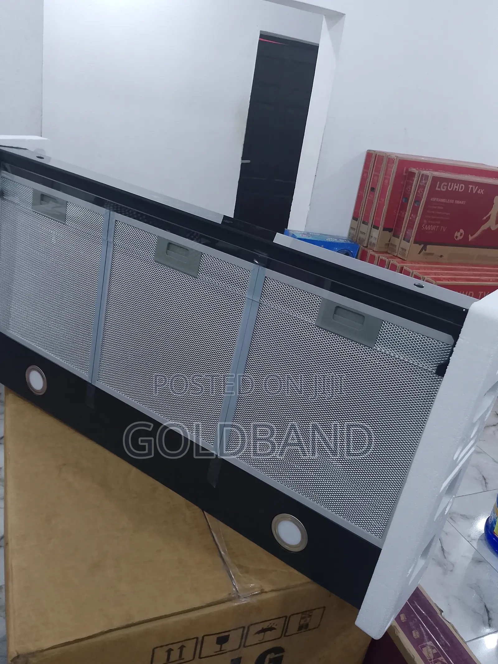 90cm Polystar Digital Slim Charcoal Filter Cooker Hood