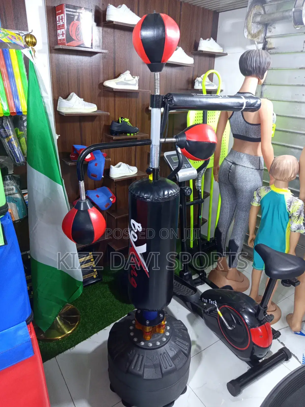 Standing Punching Bag With Speed Ball