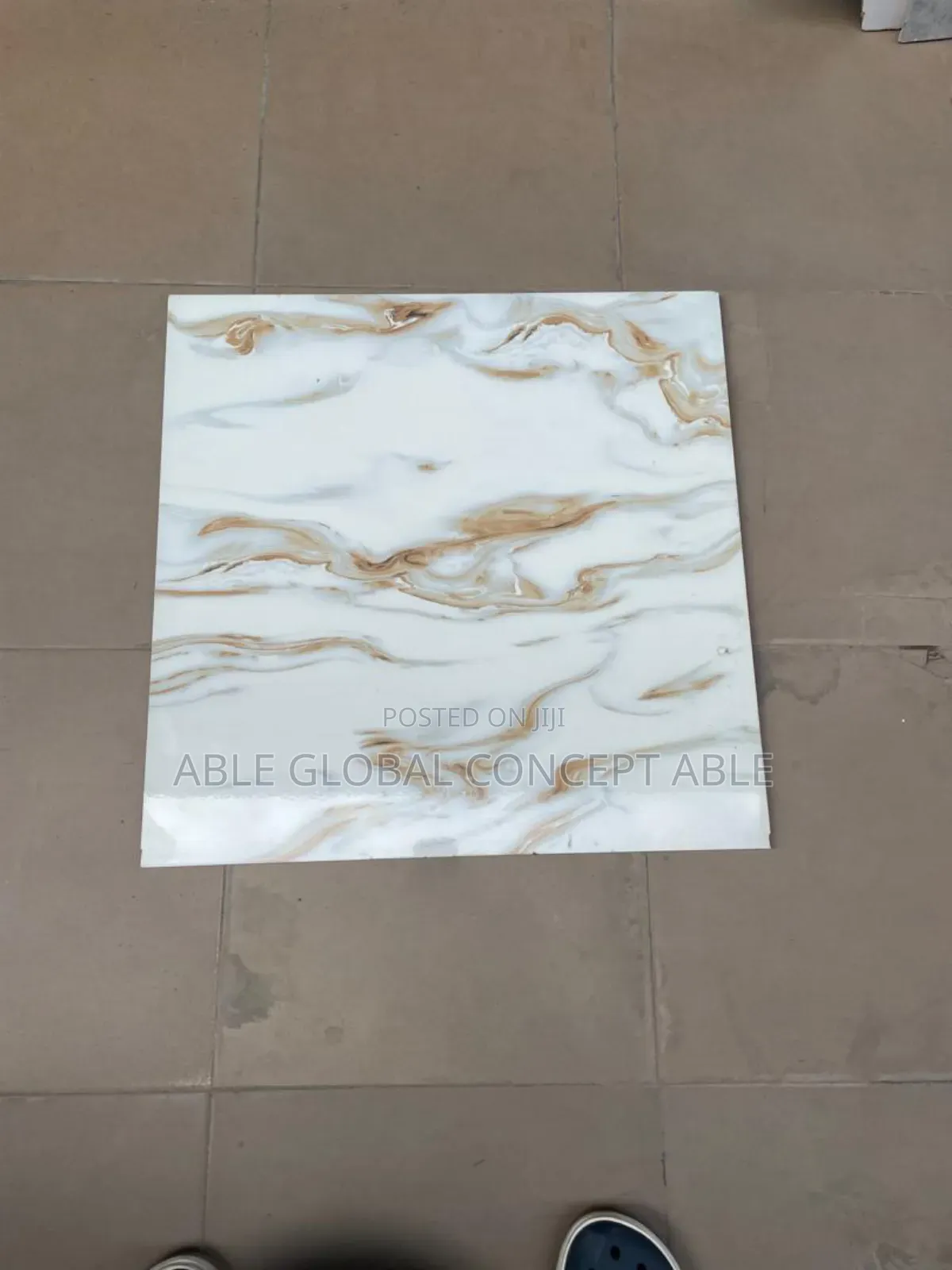 Tiles 60by 60 Gold Touch