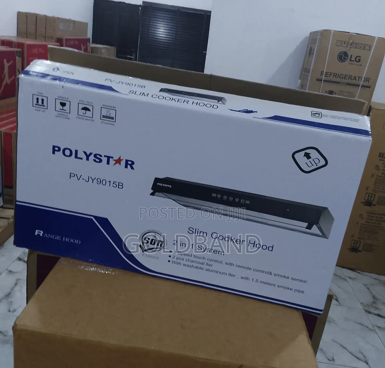 Newly Built 90cm Polystar Digital Slim 2in1 Cooker Hood