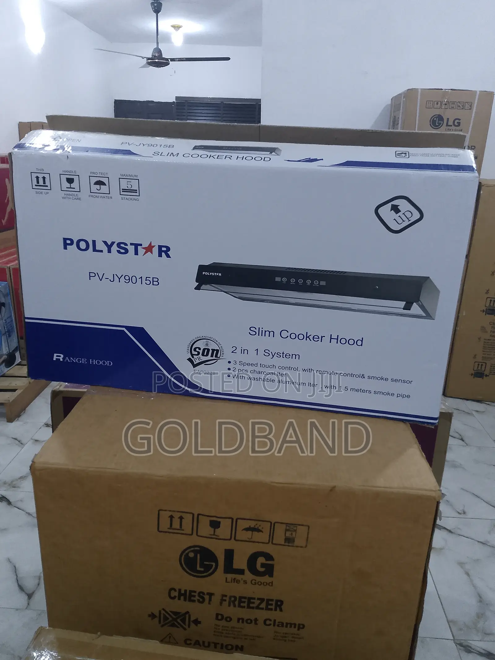 Capable 90cm Polystar Digital Slim 2in1 Cooker Hood