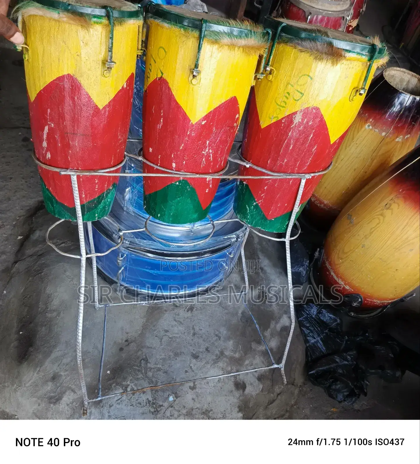 Local Conga Igba Wood 3 Sets