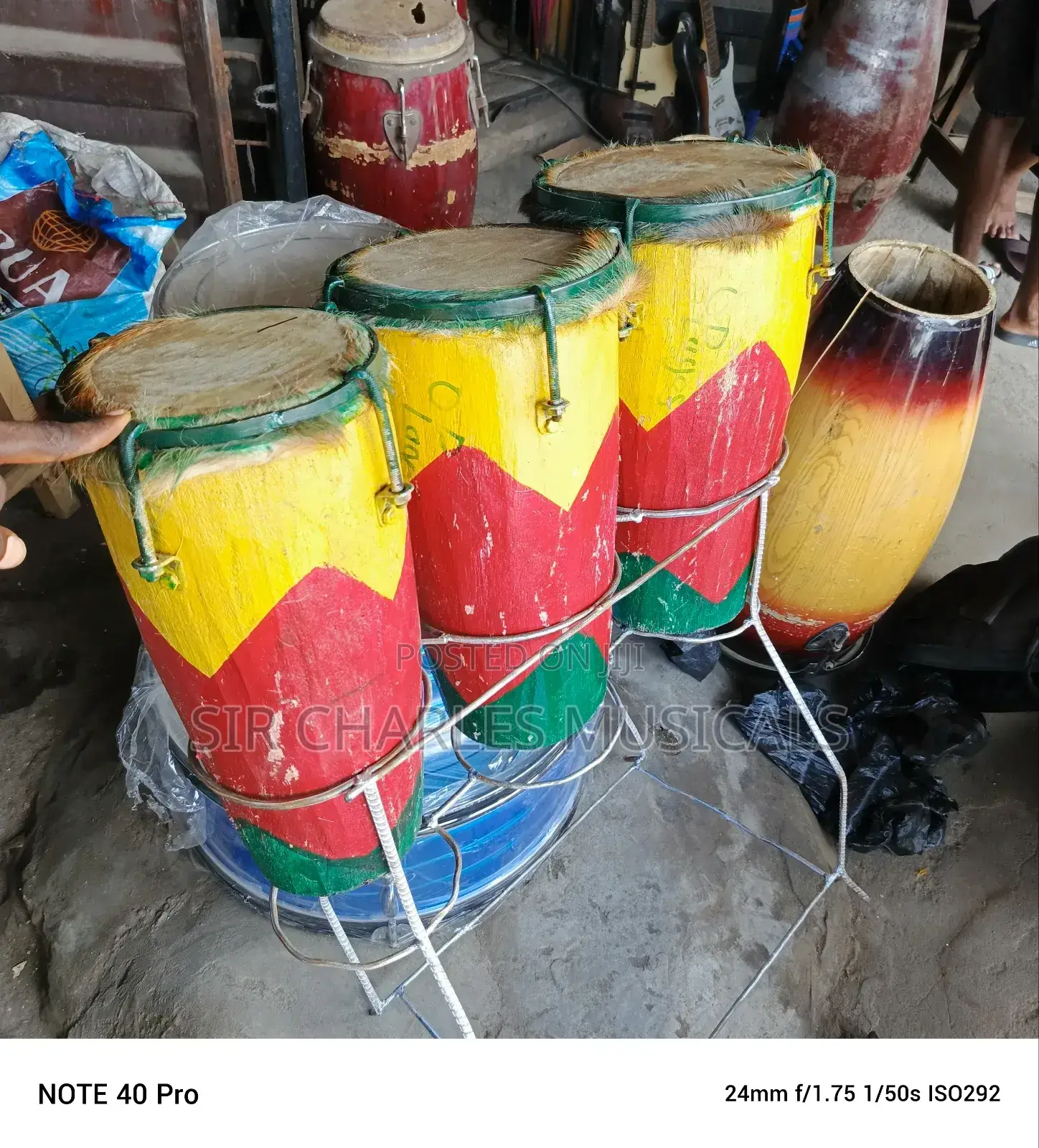 Local Conga Igba Wood 3 Sets