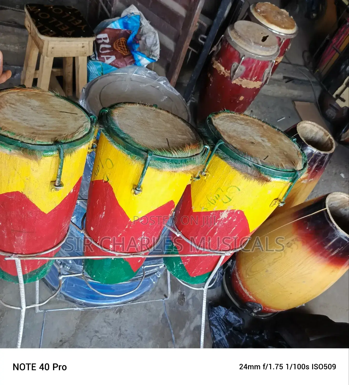 Local Conga Igba Wood 3 Sets