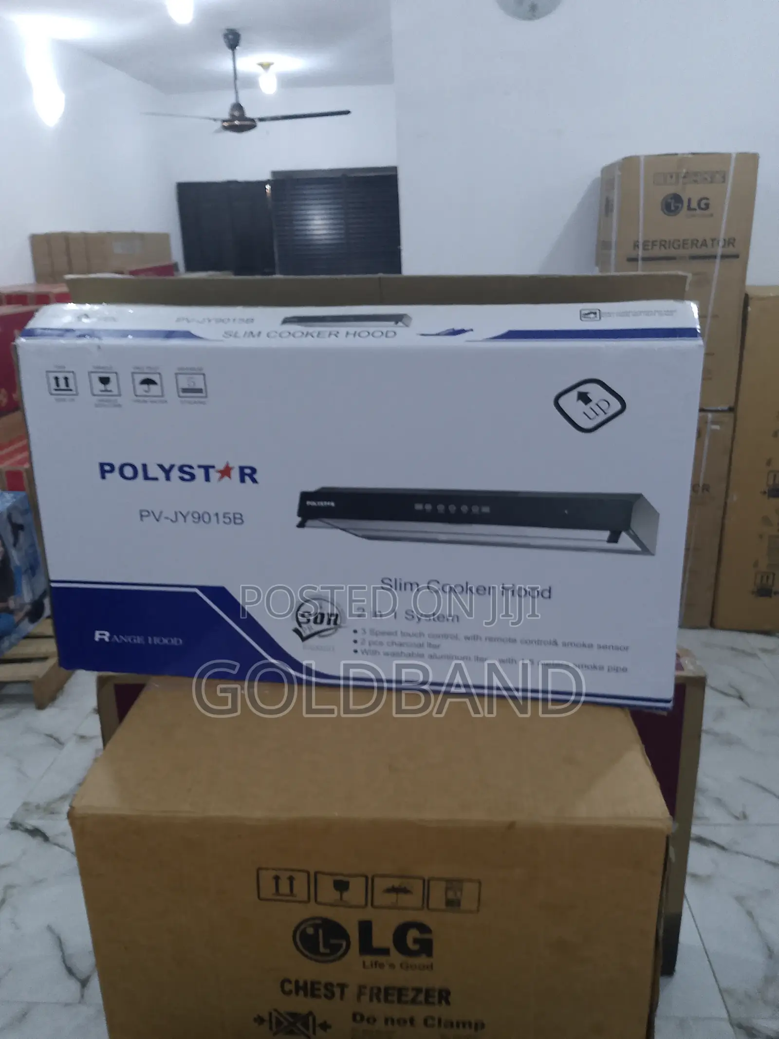High Classic 90cm Polystar Digital 2in1 Slim Cooker Hood