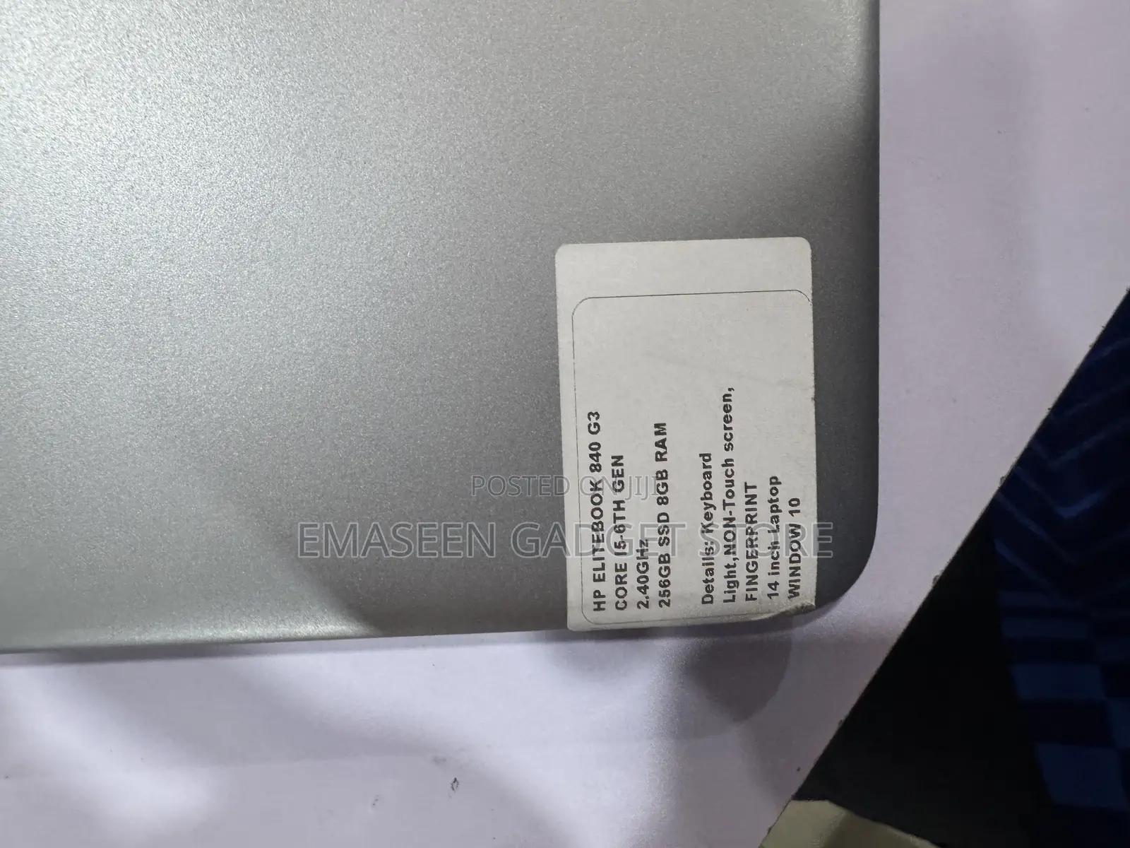 Laptop HP EliteBook 840 G3 8GB Intel Core I5 SSD 256GB