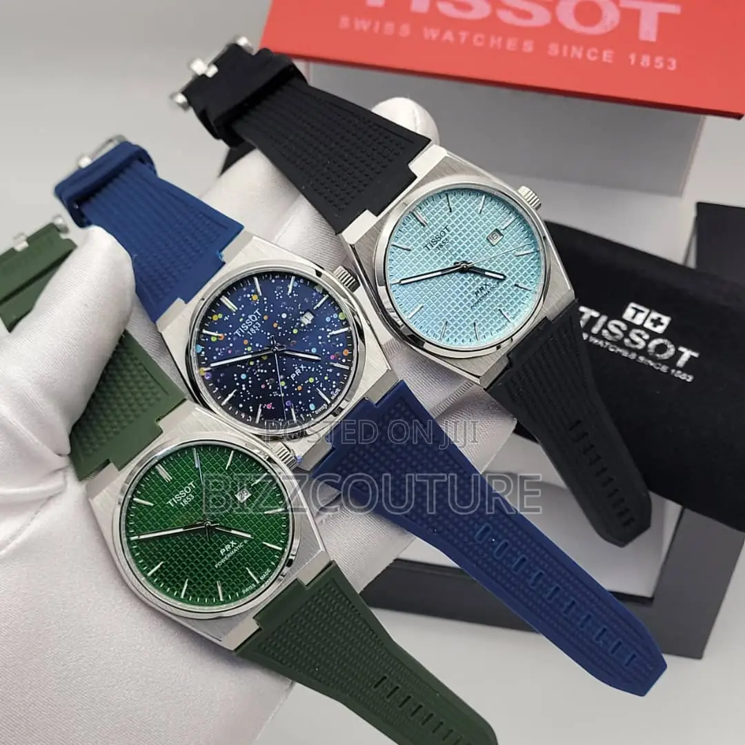 Original Tissot Color Selection Rubber Strap Watch in Store
