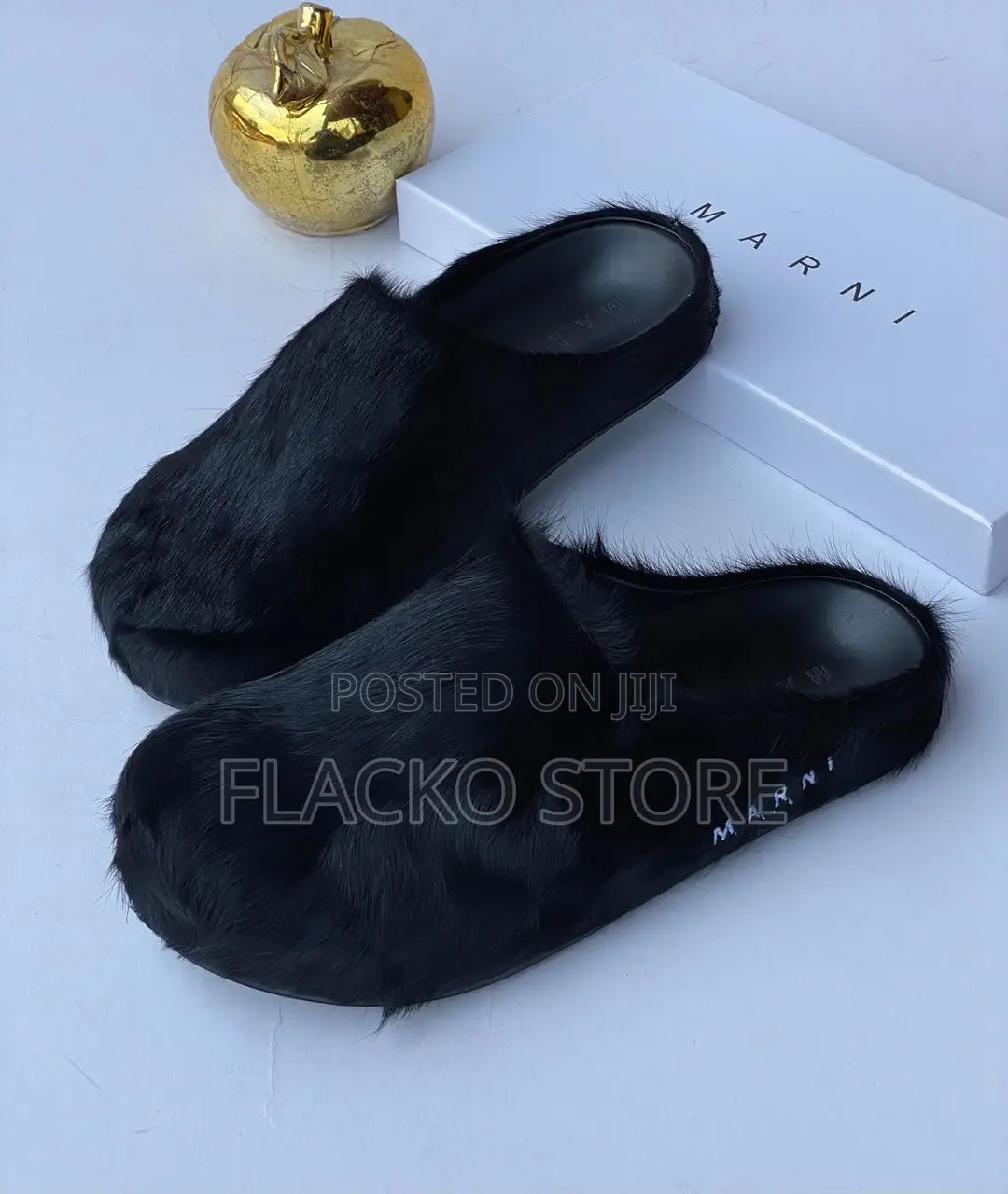 Original Marni Italian Fur Mules