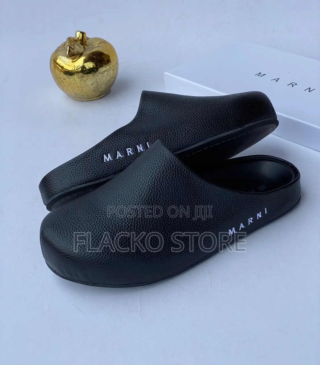 Original Marni Italian Leather Mules