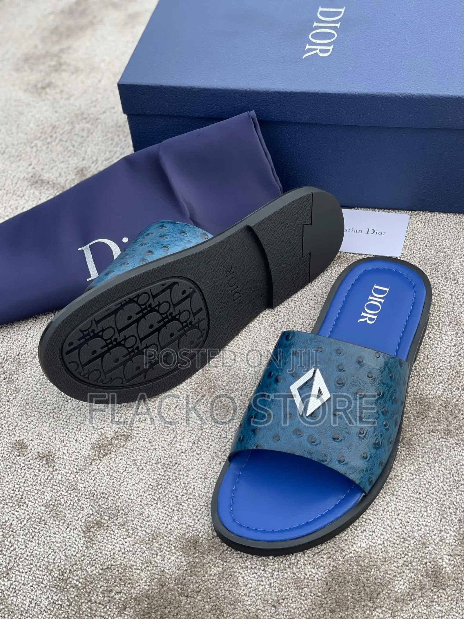 Original Christian Dior Oblique Alias Sandals Slippers
