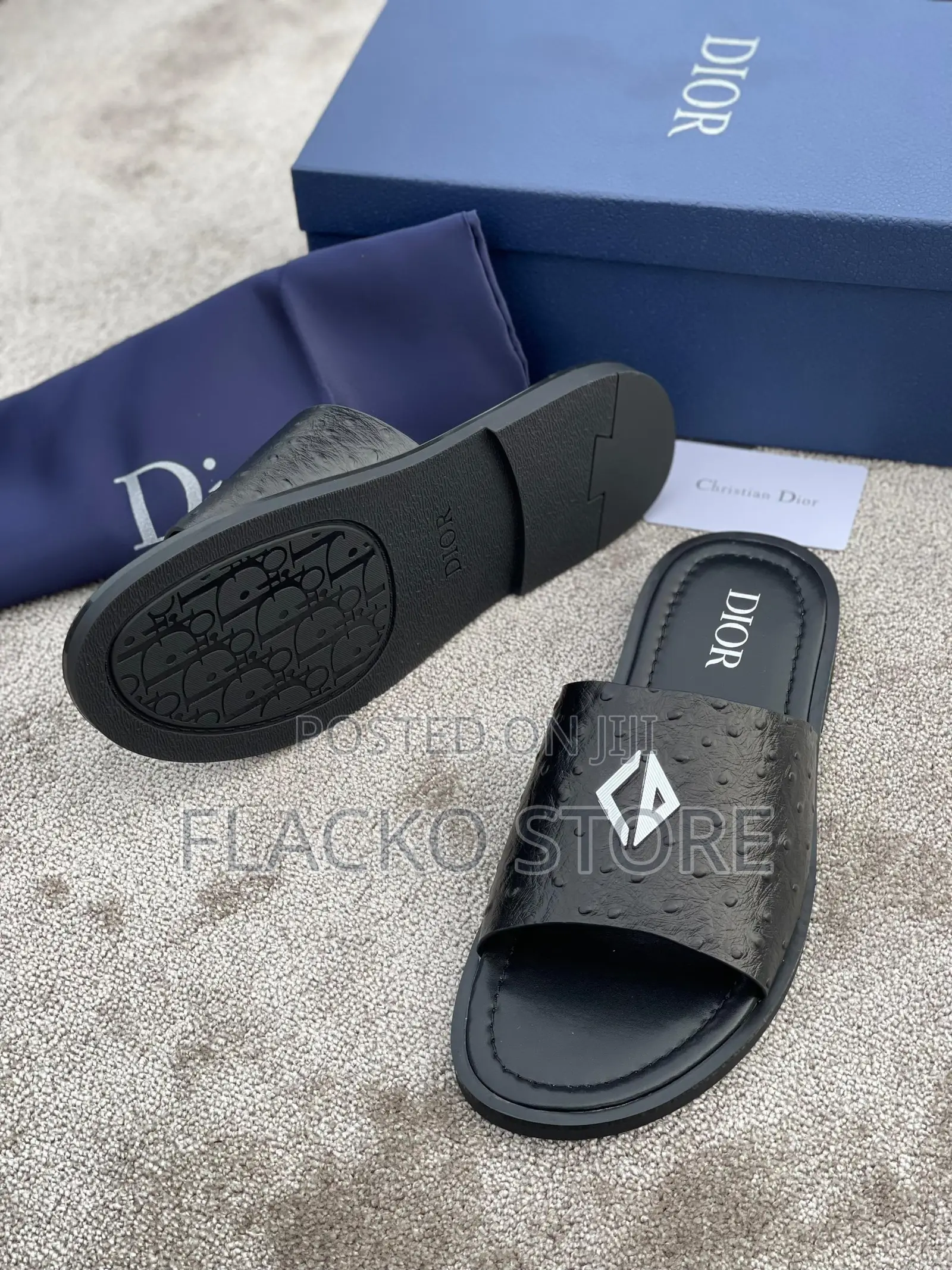 Original Christian Dior Oblique Alias Sandals Slippers