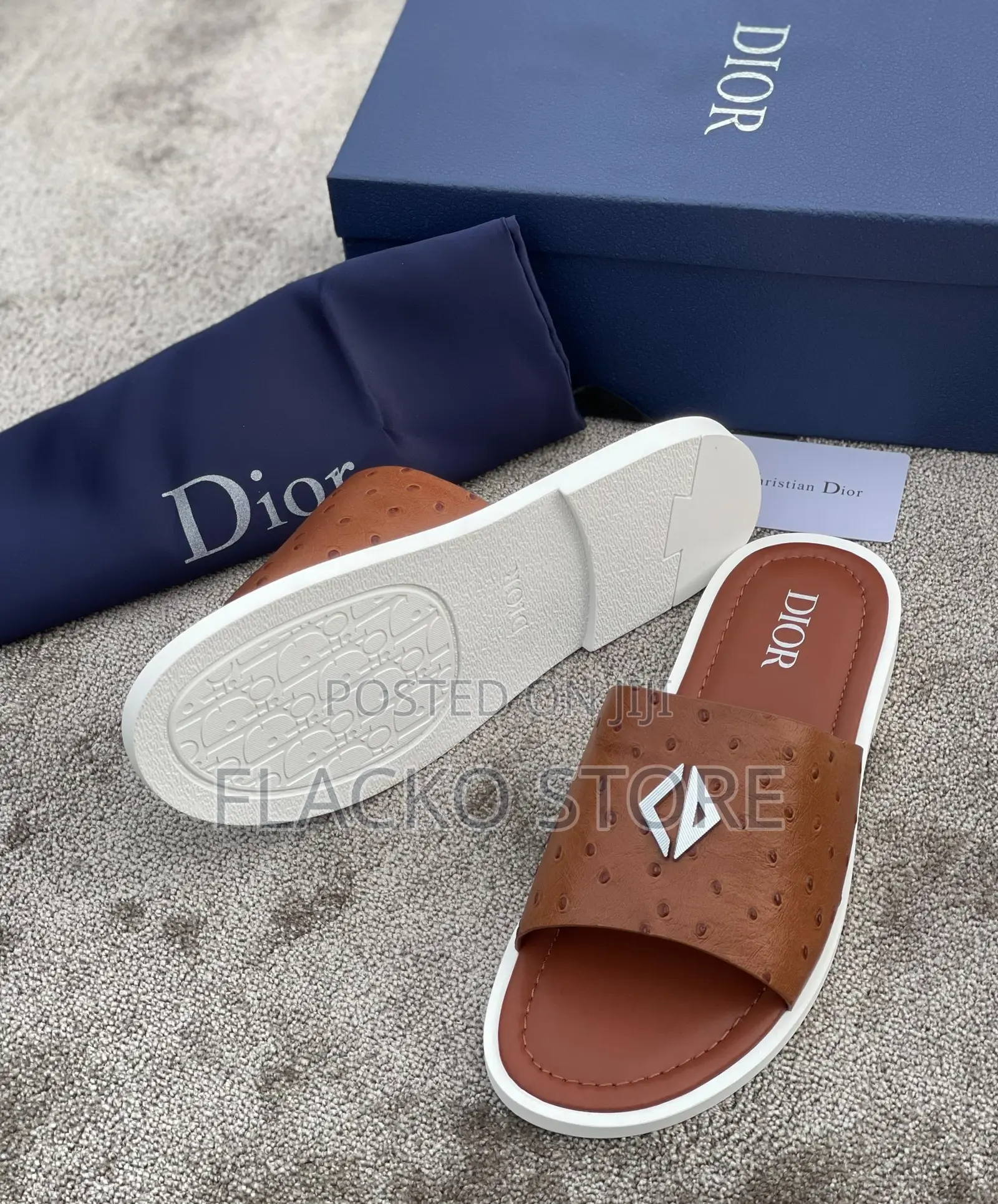 Original Christian Dior Oblique Alias Sandals Slippers