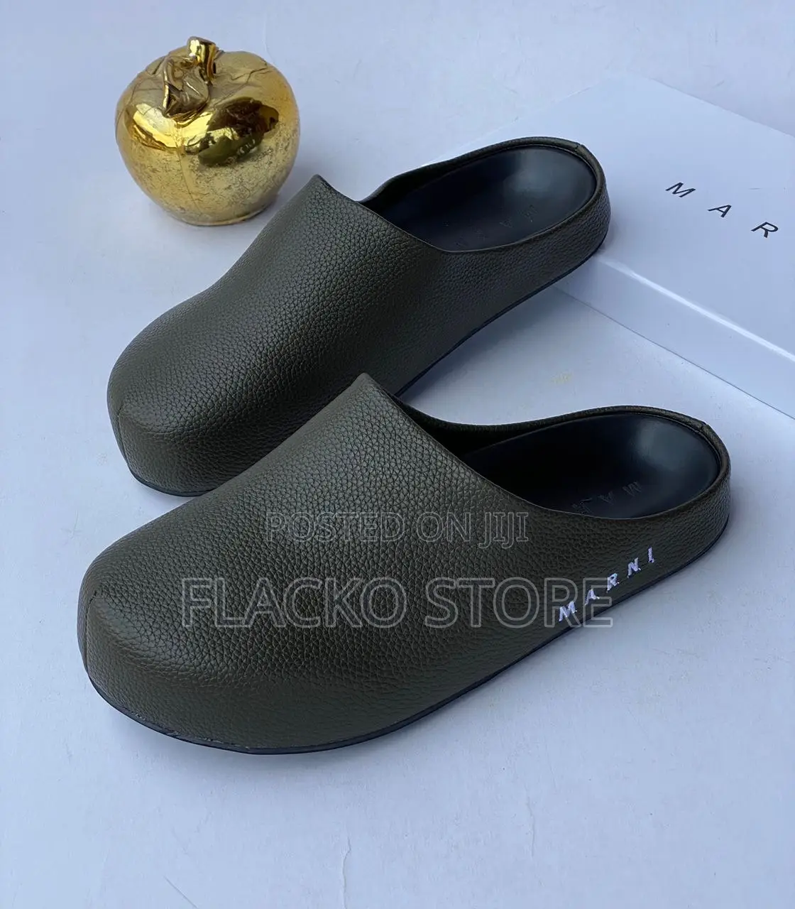 Original Marni Italian Leather Mules