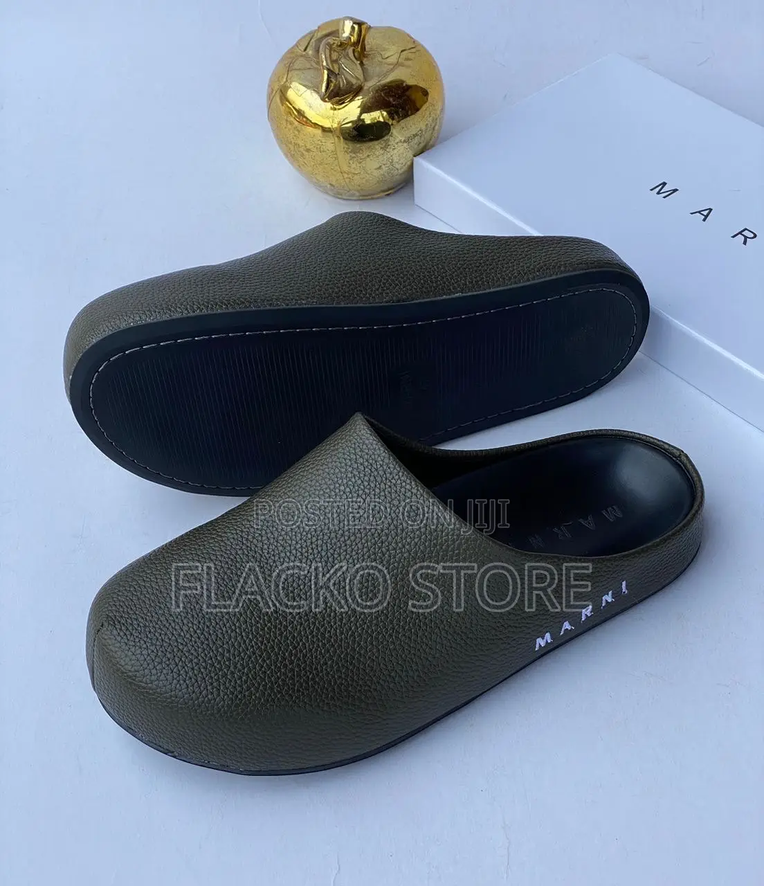 Original Marni Italian Leather Mules