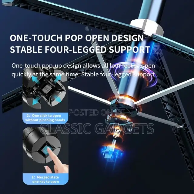Q515TK Auto Tracking 360 Rotation Tripod for Video Vlog Live