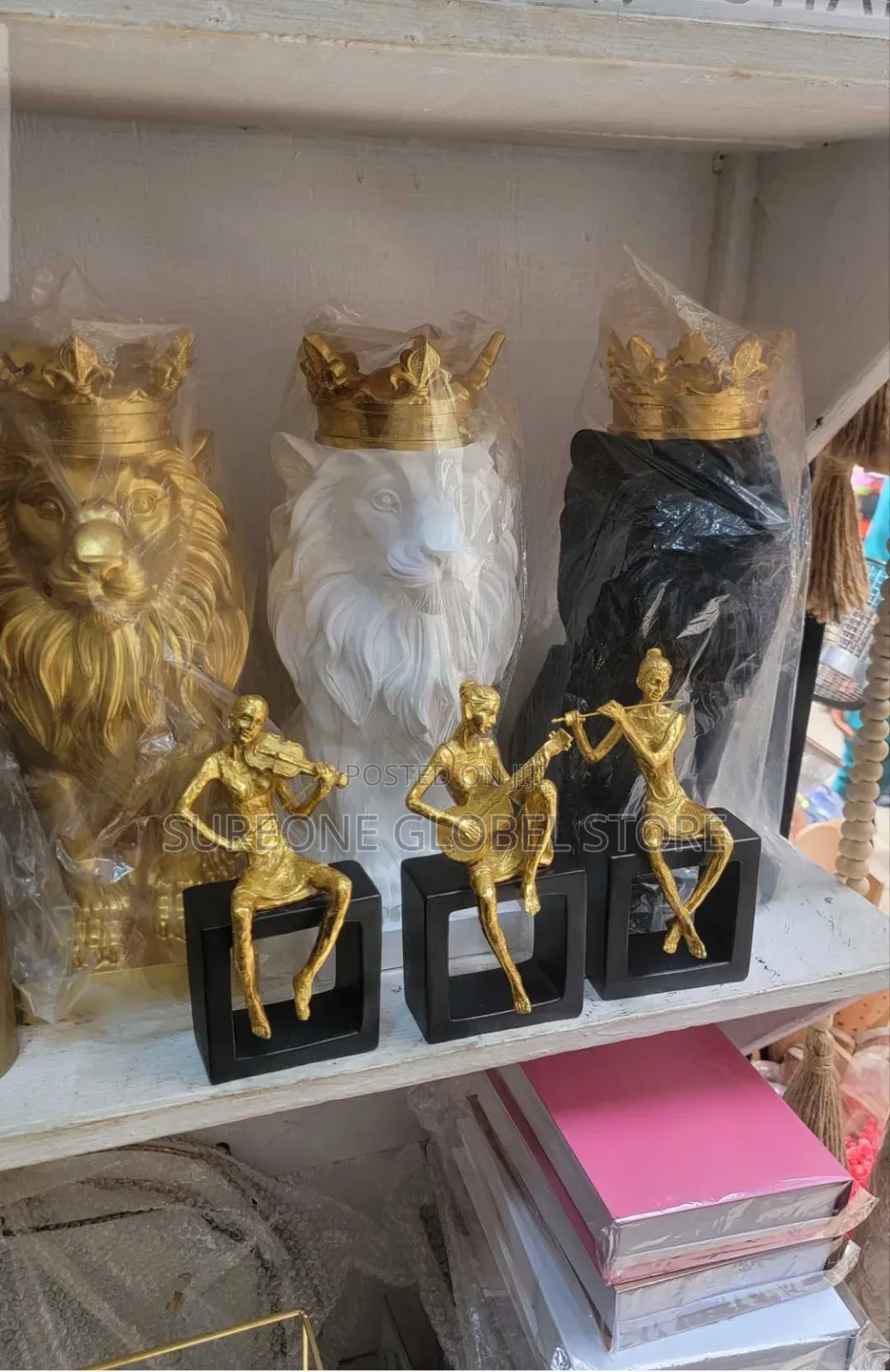 Golden Music Statues