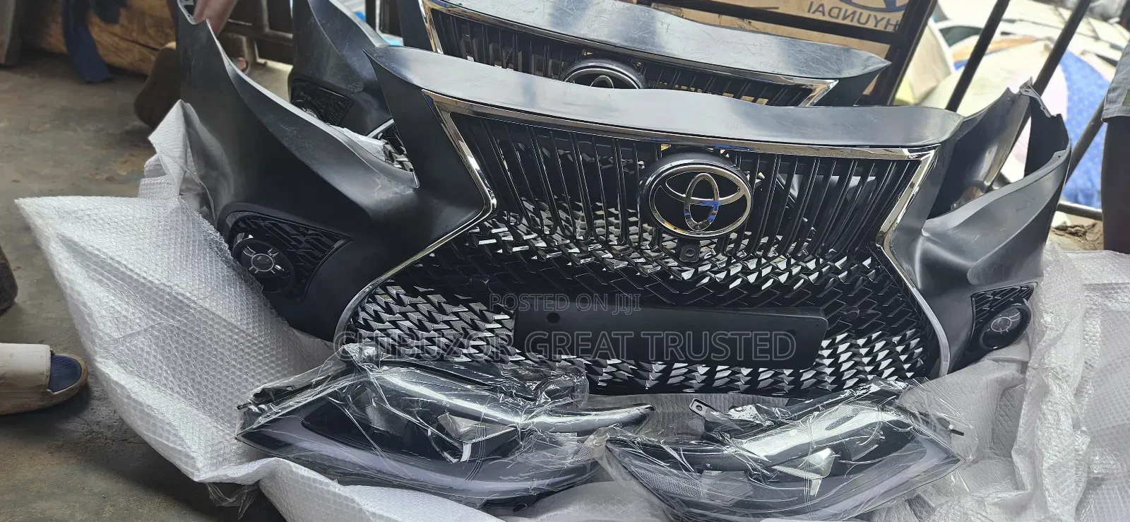 Headlamp and Complete Front Bumper for Camry 2010 Upgrade