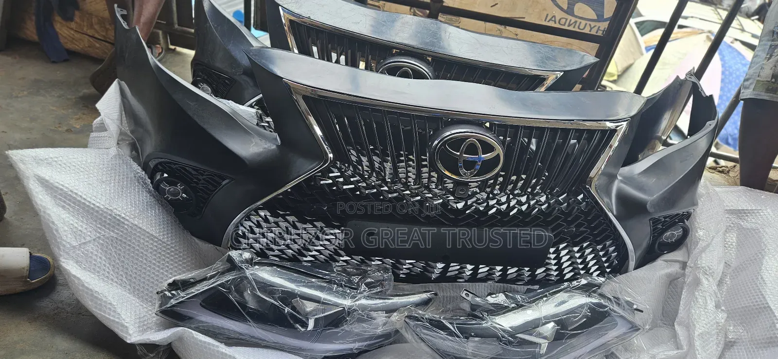 Headlamp and Complete Front Bumper for Camry 2010 Upgrade