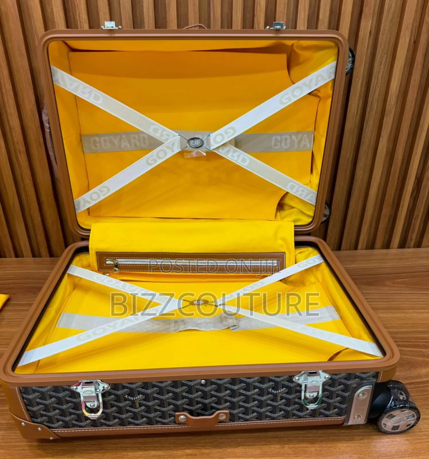 Original GOYARD GOURGET TROLLEY Available in Store