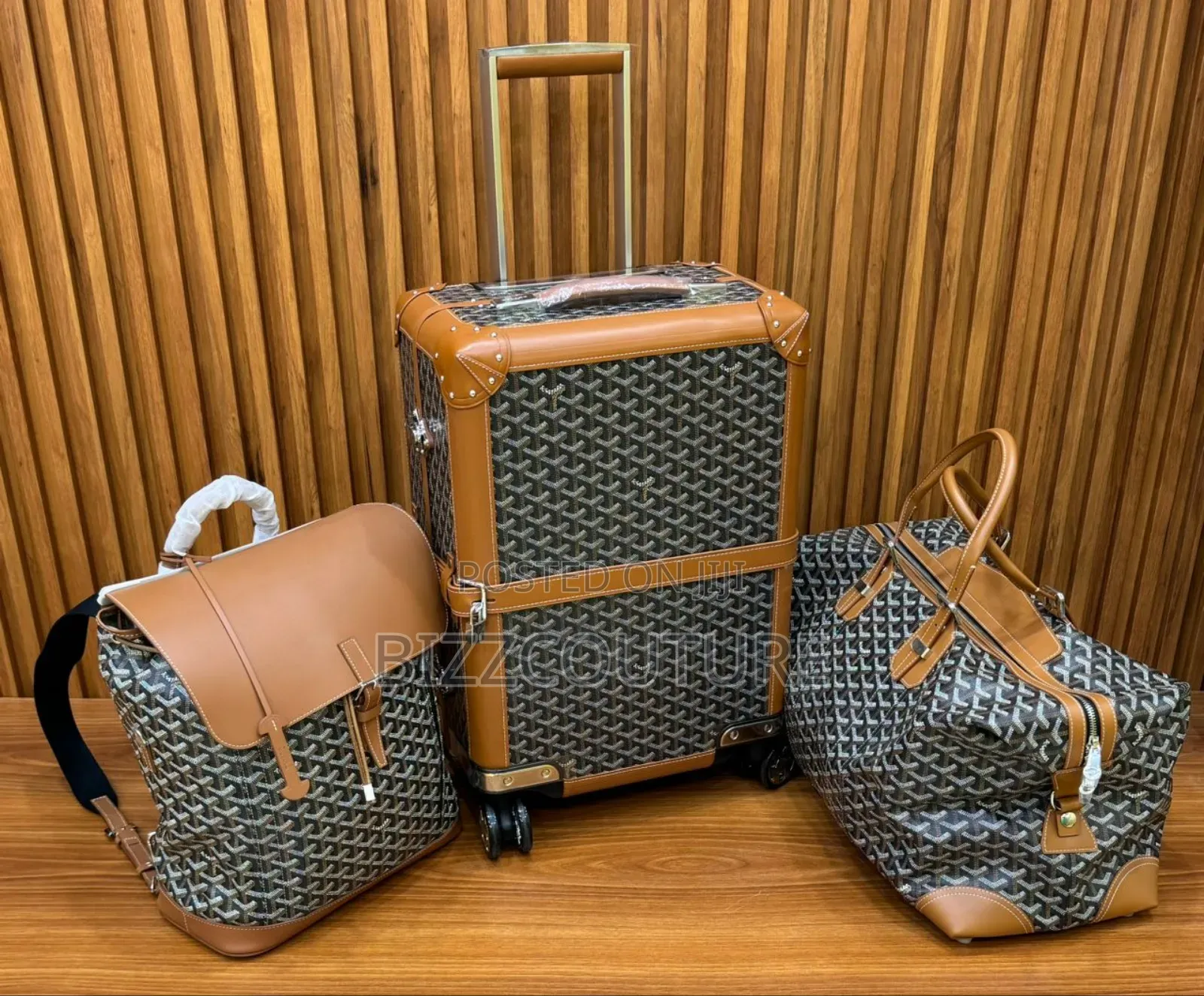 Original GOYARD GOURGET TROLLEY Available in Store