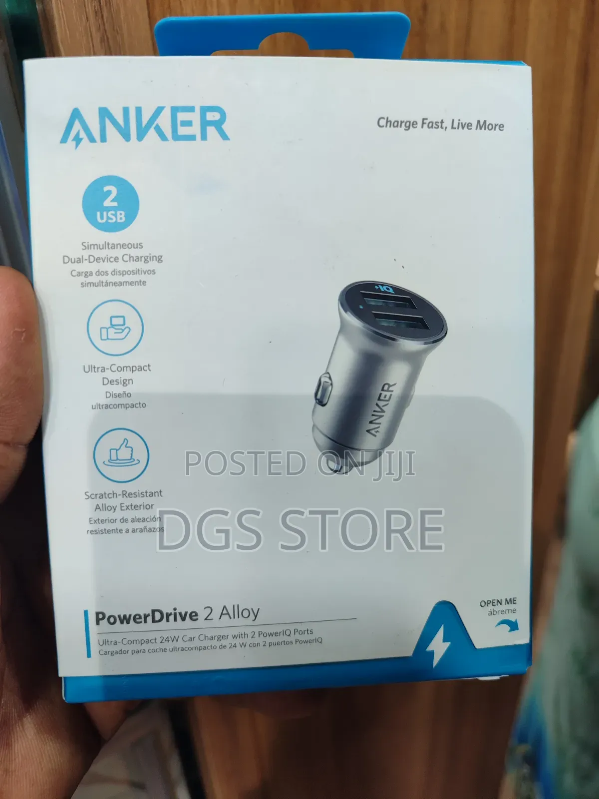 Anker Power Drive 2 Alloy Car Charger