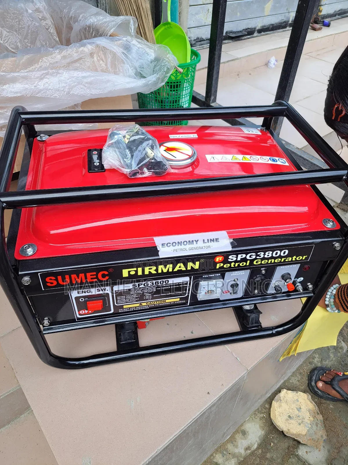 Sumec Firman Petrol Generator Model Spg3800m 3.5kva