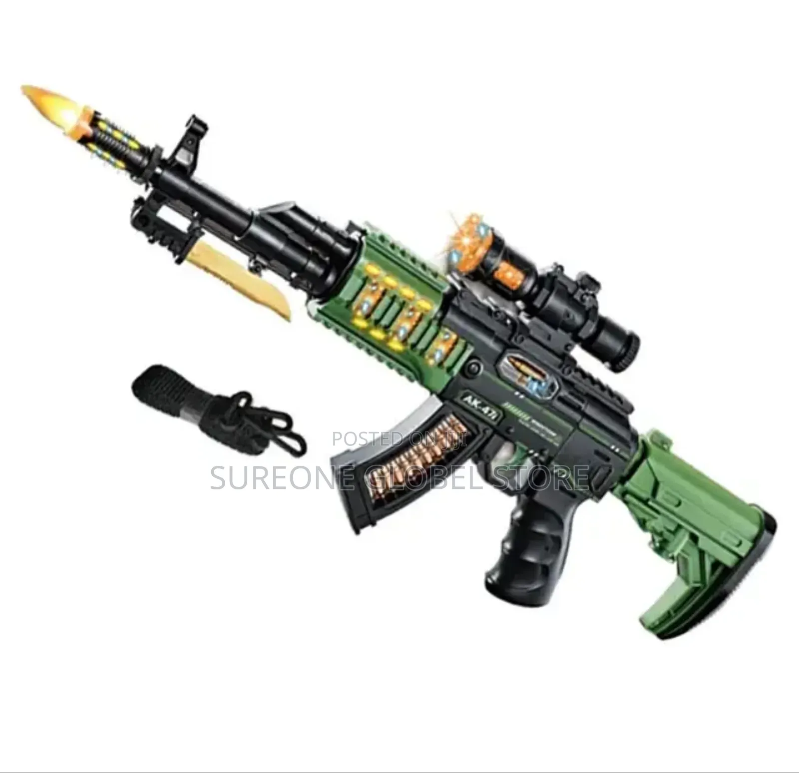 Multifunctional Space World Dazzling Cool Electric Gun
