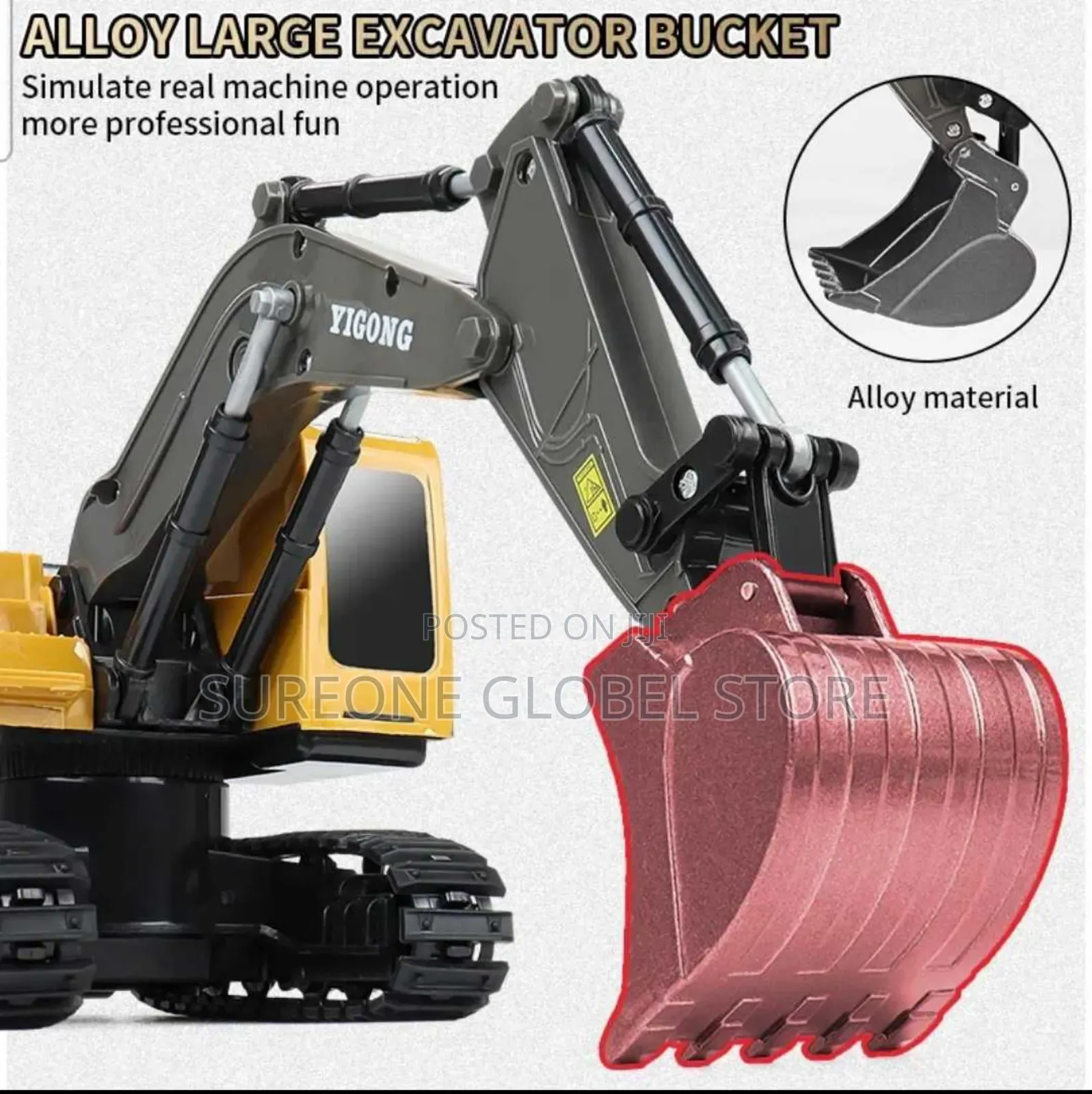 Large 2.4G Remote Control Excavator