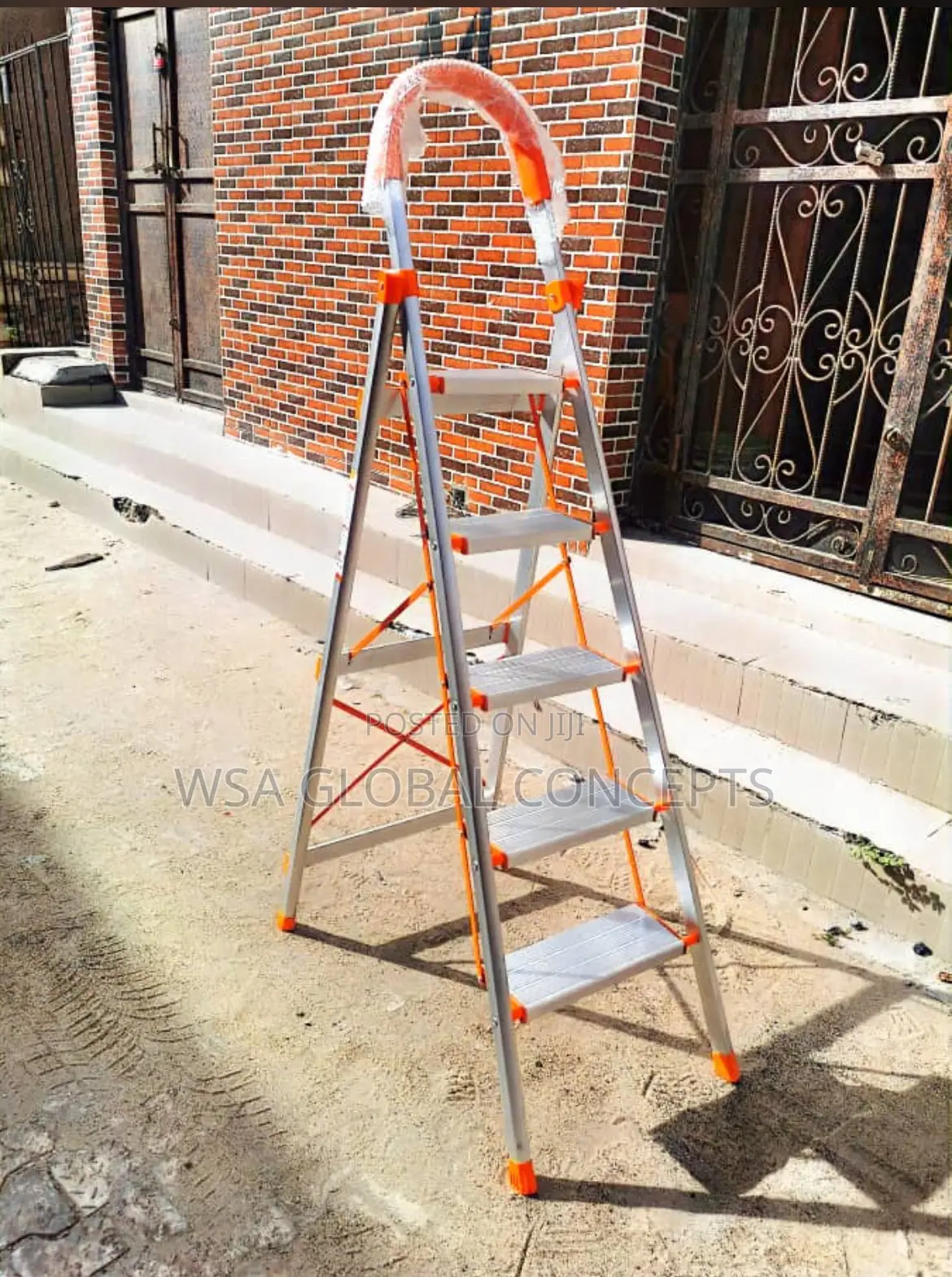 5 Steps Aluminum Store Ladder
