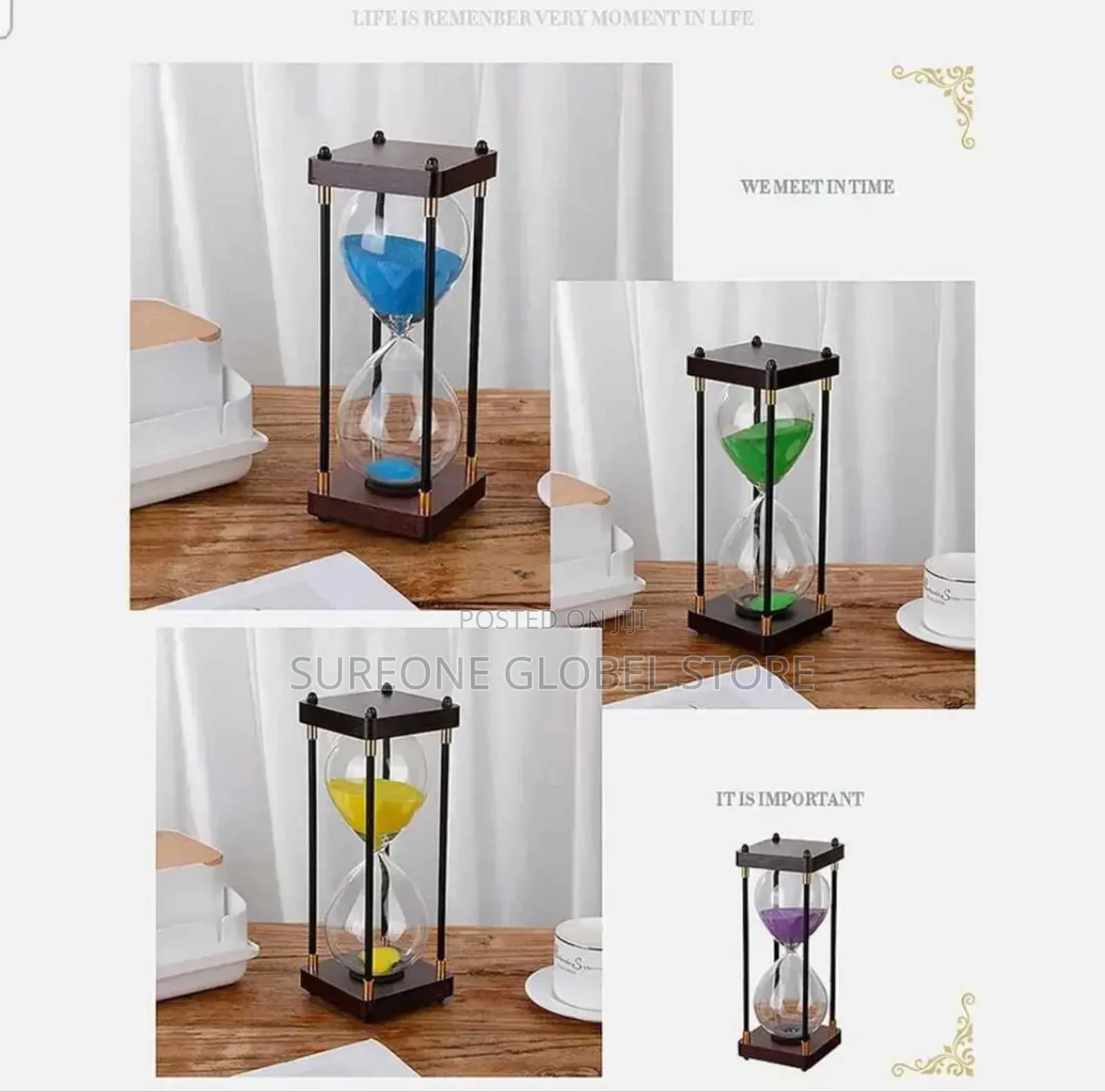 Sandglass Home Hourglass Decor