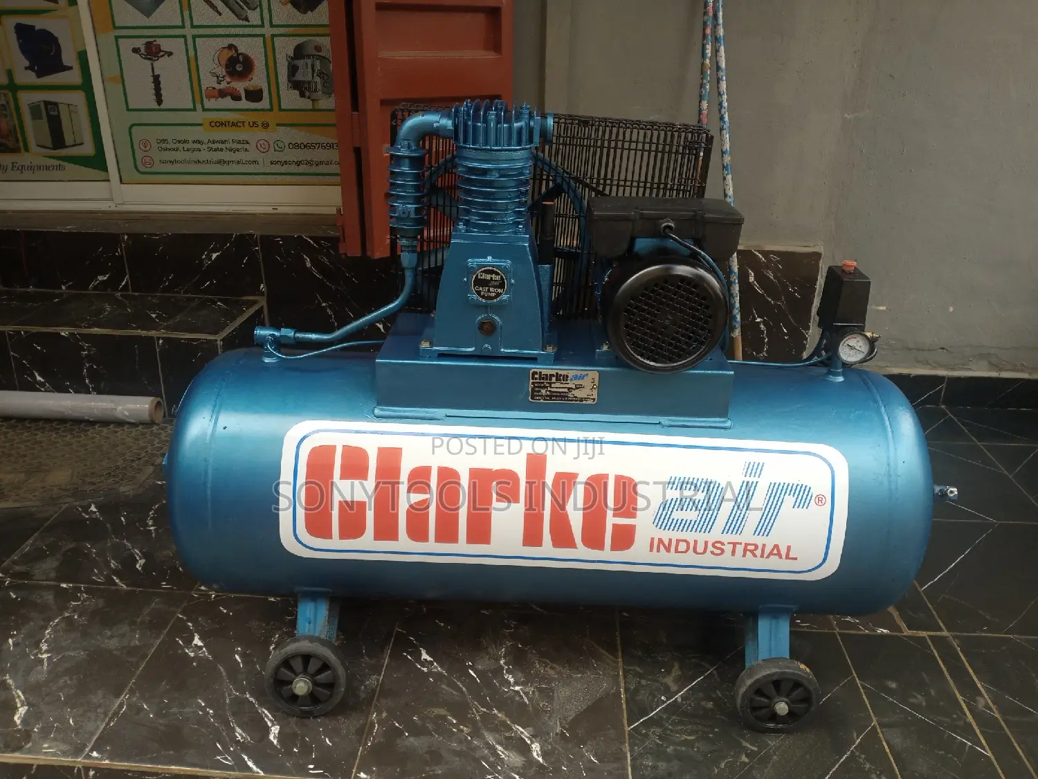 3HP Air Compressor 150 Liters: Clarke Air Industrial