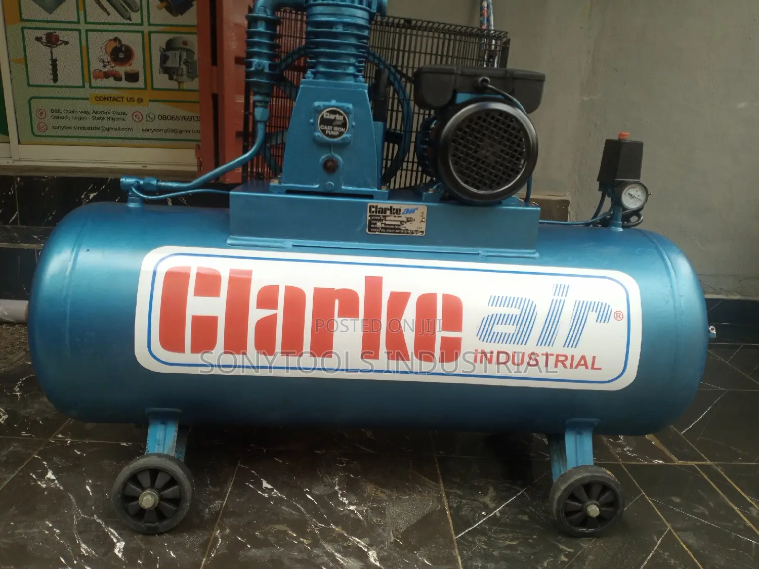 3HP Air Compressor 150 Liters: Clarke Air Industrial