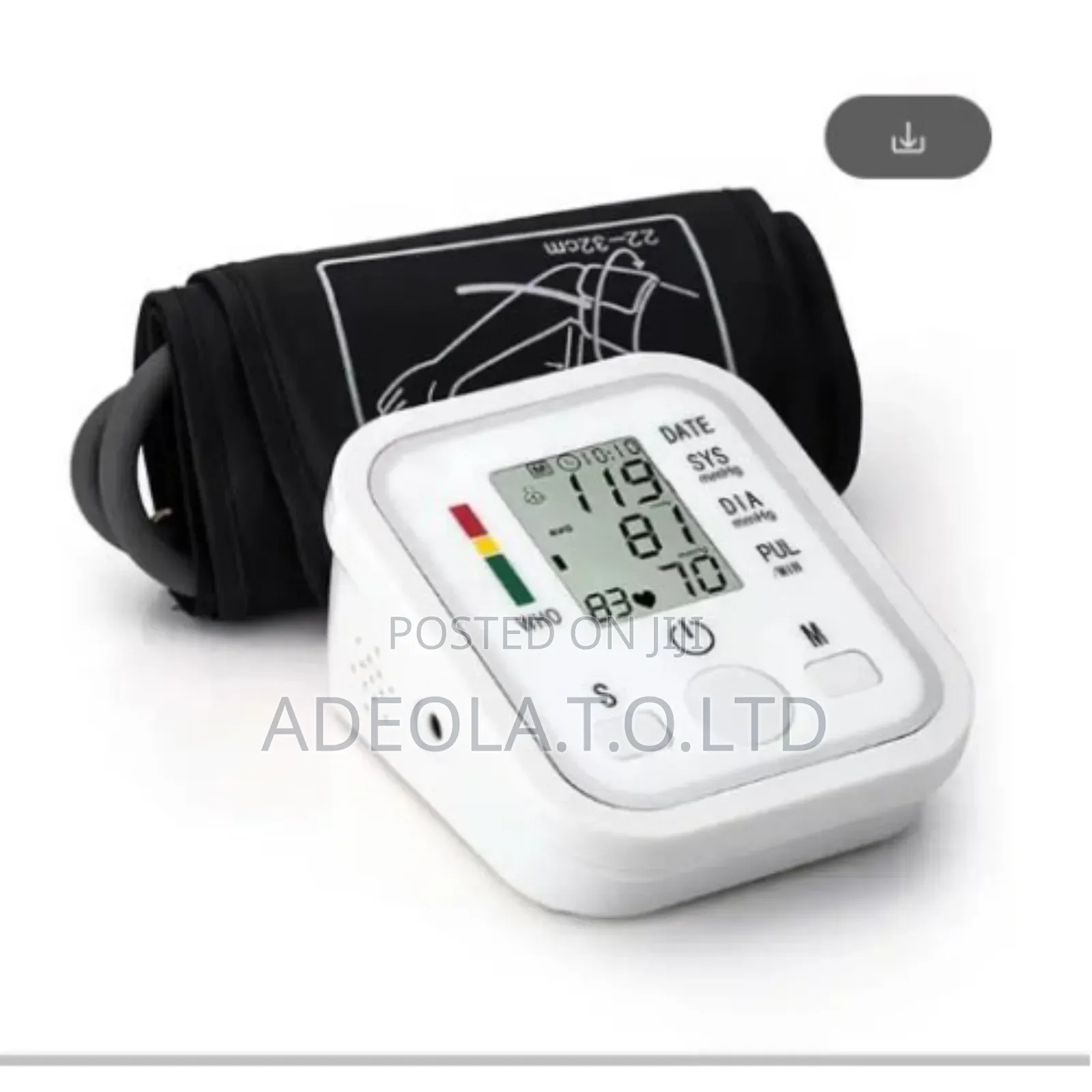 Arm Style Blood Pressure Monitor