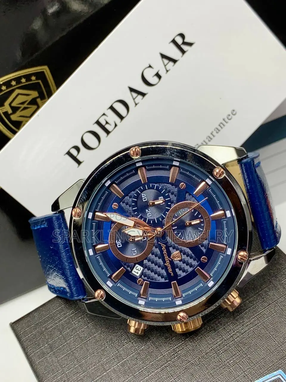 Poedagar Genuie Leather Watch