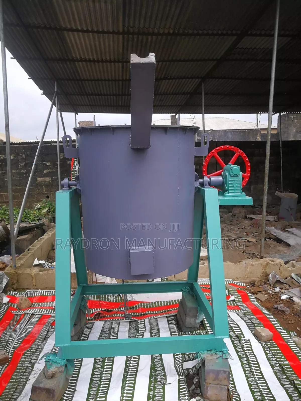 300kg Diesel Fired Aluminium/Copper Smelting Tilting Furnace