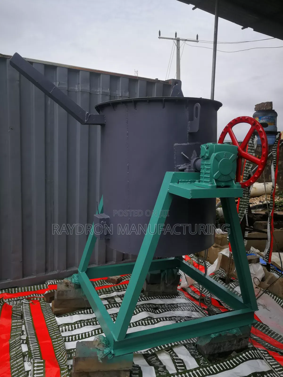 300kg Diesel Fired Aluminium/Copper Smelting Tilting Furnace
